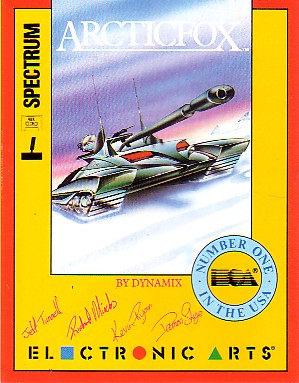 Arcticfox box art for ZX Spectrum